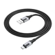 Кабель USB/micro-USB 1 м BOROFONE BX101 Creator 2.4 A чорний з сірим - изображение 3