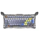 Механічна бездротова (Bluetooth + 2,4G) клавіатура з HOT SWAP GravaStar Mercury K1 Pro 80keys, EN/UKR, BT/WL/USB, Interstellar Silver/Сіра (GS_K1_PRO_S_CGRY) - изображение 6