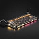Механічна бездротова (Bluetooth + 2,4G) клавіатура з HOT SWAP GravaStar Mercury K1 Pro 80keys, EN/UKR, BT/WL/USB, CyberFlare /Чорна (GSK1PRO_BO_BLK) - изображение 4