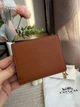 Гаманець Coach Snap Wallet In Signature Canvas коричневий натуральна шкіра + подарункове пакування - изображение 4