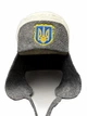 Шапка для бани и сауны "Ушанка" банная шапка в баню серая с войлока - изображение 1