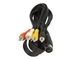 Кабель 5 pin DIN на штекер RCA(тюльпан) стерео довжина 1.2 метра LX8043 - зображення 1
