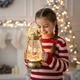 Новогодний светильник снежный шар-фонарь музыкальный Anex Lantern 2004 5 мелодий USB или 3*АА - изображение 6