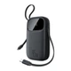 Павербанк 10000mAh 45W Baseus EnerFill FC31 QPow 3 (P10082102123-0) УМБ с быстрой зарядкой, LED-дисплеем, 2 встроенными кабелями Type-C и портами USB/Type-C Портативный внешний аккумулятор для телефона/ноутбука, Черный - изображение 2