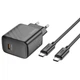 Комплект Павербанк Hoco J123B 30000 mAh 22.5W 3A и Сетевой Адаптер Hoco CS22A Value 30W Type-C to Type-C Павербанк с быстрой зарядкой Hoco J123B Element Портативный аккумулятор внешний аккумулятор 3USB/Type-C/Lightning Черный - изображение 9