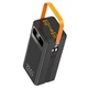 Павербанк WUW 60000mAh 22.5W Павербанк WUW TUGII Y106 зі швидкою зарядкою PD/QC, Портативний зовнішній акумулятор, універсальні порти 4USB/Type-C, LED-дисплей, 4 вбудовані кабелі Lightning/Micro/Type-C/USB Чорний - зображення 3