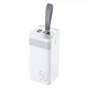 УМБ Павербанк Remax RPP-321 50000mAh 22.5W Chinen Series зовнішній акумулятор зі швидкою зарядкою та ліхтарем Білий - зображення 2