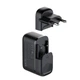 Сетевое зарядное устройство LDNIO Q366 65W 3 USB порта Type-C черный для смартфонов и ноутбуков - изображение 3