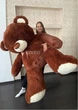 Мягкая игрушка BigMishki плюшевый мишка Томми 180 см шоколадный - изображение 2