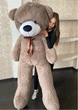 Мягкая игрушка BigMishki плюшевый мишка Монти 200 см капучино - изображение 2