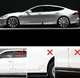 Защита углов двери KIA прозрачные 45х55мм 2шт силикон - изображение 4