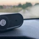 Автовізитка паркувальна з номером телефону під лобове скло з цифрами що світяться у темряві від сонячної панелі (чорна) - зображення 8
