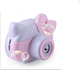 Детский фотоаппарат для мыльных пузырей BUBBLE CAMERA розовый 01782 - изображение 2