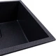 Кухонная мойка VALESO 5444 AMELI Гранитная (Карбон) - изображение 3