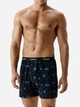 Набор трусов шортов мужских хлопковых Atlantic 2MBX-093 CZA/NIE L 2 шт Черный/Синий (5907086023860) - изображение 2