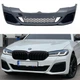 Передній бампер M Paket BMW 5 Series G30 G31 LCI 2020-2023 для BMW 5 series G30 2017-2023 (7905) - зображення 1