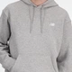 Мужское серое худи New Balance NB Small Logo 52 (XL) (MT41508AG) - изображение 3