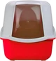 Туалет-бокс для котів з вугільним фільтром та лопаткою MPS KOMODA RED 54*39*40 см (червоний) - зображення 2
