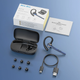 Bluetooth гарнітура New Bee M54 Black з шумопоглинанням для телефонних розмов та прослуховування музики - зображення 3