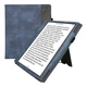 Обложка чехол с подставкой и ремешком для руки kwmobile Bookstyle Stand Handstrap для PocketBook 1042 InkPad Eo Dark Blue / Dark Grey - изображение 1