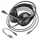 Ігрові дротові навушники з мікрофоном HOCO W106 Tiger Gaming Headset з оголов'ям Чорні - зображення 5