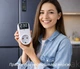 Реле напряжения для холодильника 16A 230V — розетка защиты от перепадов напряжения, стабилизатор напряжения с цифровым дисплеем, автоматическое восстановление, EU вилка белый 2100116 - изображение 2