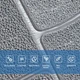 Самоклеящаяся декоративная 3D панель Камень серебро 700х700х6мм (153) SW-00000187 - изображение 4