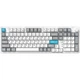 Клавиатура GamePro Asgard Drakkar Keychron Super Red Switch Wireless/Bluetooth/USB UA White (MK305WH) - изображение 1