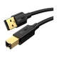 Кабель для принтера USB 2.0 AM/BM 5.0m US135 black Ugreen (10352) - изображение 2