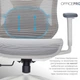 Офісне крісло OfficePro Atlas OC630-W-LG-LG (OC630-W-LG-LG) - зображення 10