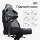 Кресло игровое Anda Seat Kaiser 4 V2 PVC Size XL Green (AD12YDDC-XLL-20-E-PV/C-03) - изображение 10