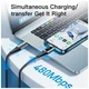 Дата кабель USB-C to Lightning 2.0m 20W Digital Display black Essager (EXCTL-YDA01) - изображение 7