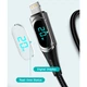 Дата кабель USB-C to Lightning 2.0m 20W Digital Display black Essager (EXCTL-YDA01) - изображение 10