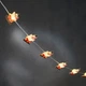 Гирлянда Luca Lighting Сніговик, струна, 1,3 м, класична біла, 10 LED 2AA, таймер (8720967822836) - изображение 1