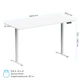 Комп'ютерний стіл OfficePro ODE1880W White (ODE1880W) - зображення 9