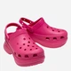 Женские кроксы Crocs Classic Bae Clog 206302-6ZQ 38-39 (M6/W8) Ярко-розовые (198445101915) - изображение 2