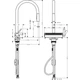 Змішувач Hansgrohe Aquno Select M81 , 22 см , чорний матовий (73837670) - зображення 3