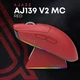 Мишка Ajazz AJ139 V2 MC Wireless/Bluetooth/USB Red (AJ139-V2-MC-R) - зображення 6