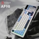 Клавиатура Ajazz AF98 USB UA White/Blue (AF98-GB) - изображение 4