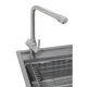 Мойка кухонная GRANADO Optimal Artes grafito (+ змішувач Badalona LUX inox + дозатор Redondo inox + коши (ksg1209) - изображение 2