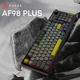 Клавіатура Ajazz AF98 Plus Wireless/Bluetooth/USB UA Black/Grey/Yellow (AF98-PLUS-BGY) - зображення 8