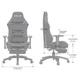 Кресло игровое Anda Seat Luna Pro Fabric Size L Dark Gray (AD18T-44-GB-F) - изображение 8