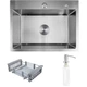 Мойка кухонная Kroner Geburstet-5843HM (CV022801) - изображение 1