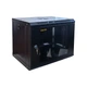 Шафа настінна GEAR 9U 19'' 600x600x500 мм, + полка 19", black (GWMSN-9U-600-600) - изображение 2