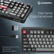 Клавіатура GamePro Asgard Drakkar Keychron Super Red Switch Wireless/Bluetooth/USB UA Black (MK305BK) - зображення 4