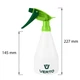 Опрыскиватель Verto ручной, пластик, 0.550л (15G545) - изображение 4