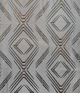 Штора жакардова Umbra 150×270 см 1шт, сіра з геометричною вишивкою для спальні та вітальні - зображення 3