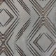Штора жакардова Umbra 150×270 см 1шт, сіра з геометричною вишивкою для спальні та вітальні - зображення 5
