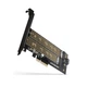 Контроллер AXAGON PCIe to NVMe+SATA M.2 (PCEM2-D) - изображение 1