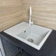 Мойка кухонная Adamant Minimal Old stone + змішувач (1824296912310) - изображение 2